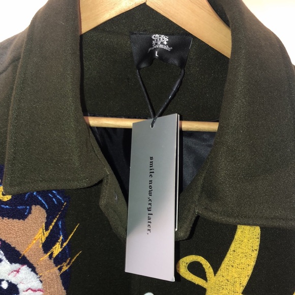 Deep green varsity jacket - Picture 4 of 4